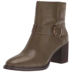 Lucky Brand Women's Achelle Bootie Ankle Boot Burnt Olive Size 7.5